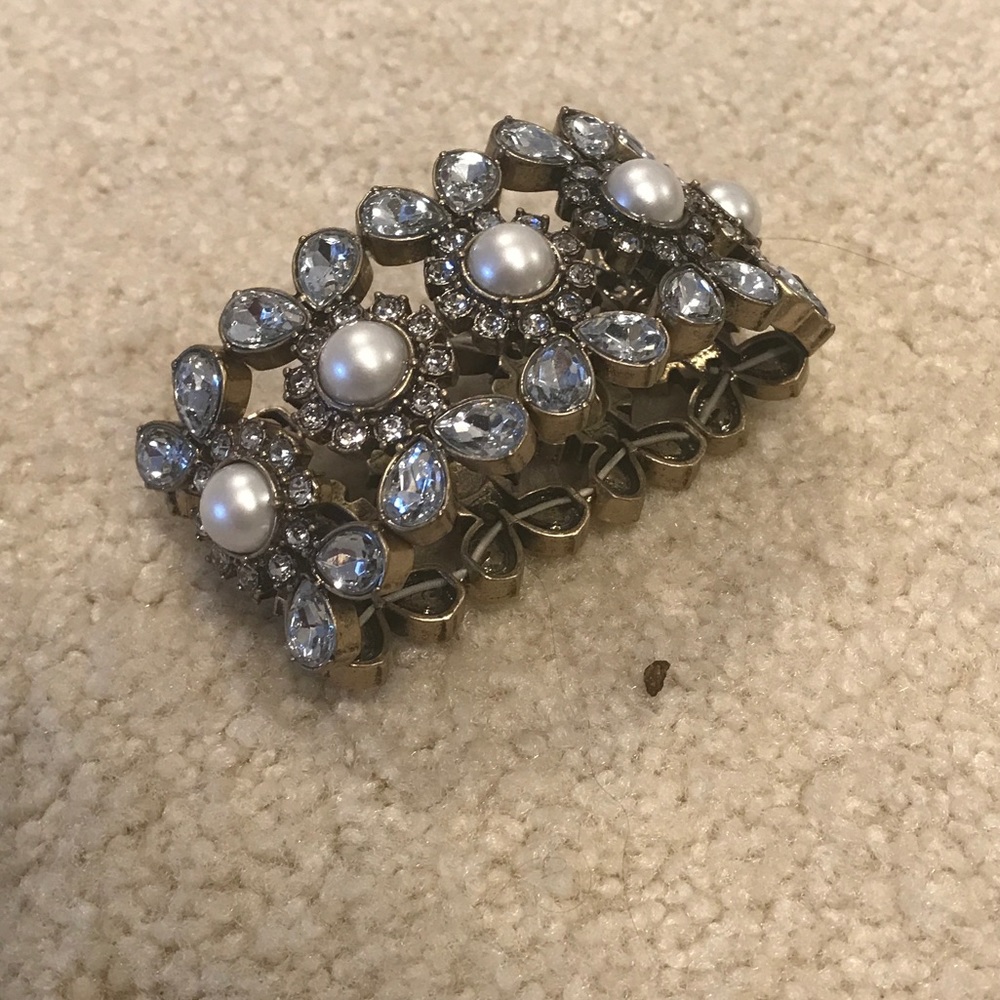 Jcrew bracelet with pearl design